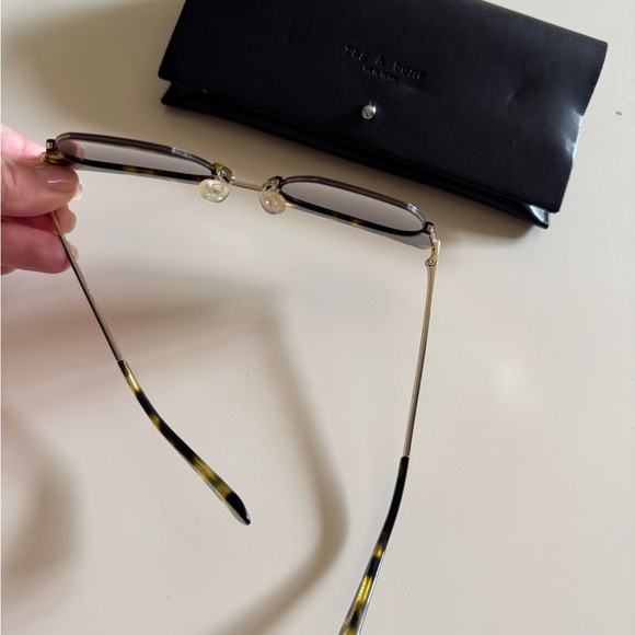 Rag & Bone Tortoise Shell Sunglasses with Black Case - Picture 5 of 8